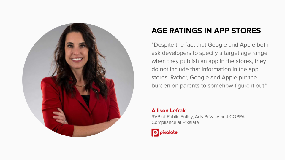 Age Ratings in App Stores Allison Lefrak