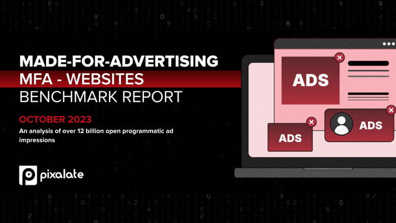 Cover - AFAC Made for Advertising (MFA) Websites Report - October 2023
