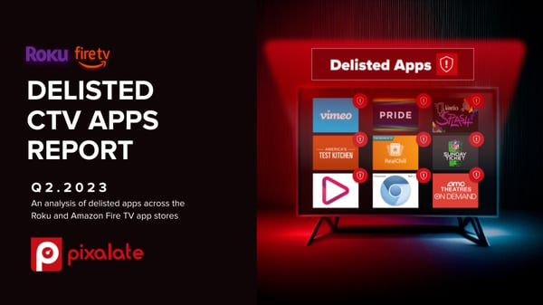 Cover - Pixalate - Q2 2023 Delisted CTV Apps Report