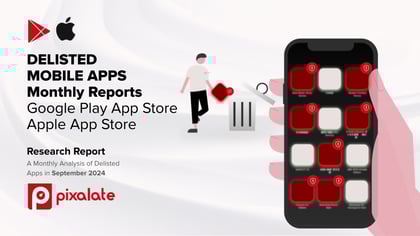 Delisted Mobile Apps Report - September 2024 email and blog cover