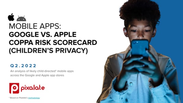 Q2 2022 - Apple vs. Google COPPA Risk Scorecard Report - Pixalate - Cover
