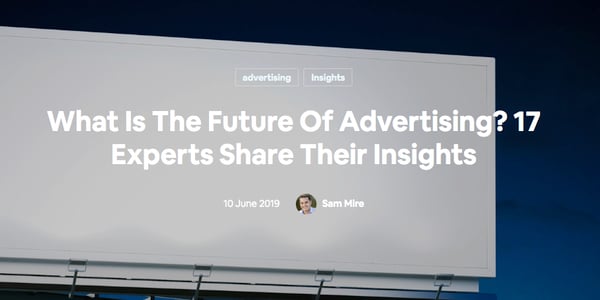 future of advertising