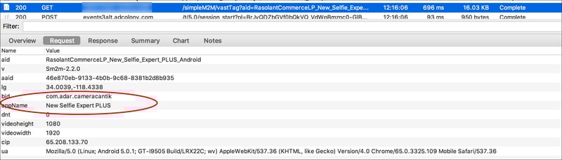 megacast-mobile-app-bundle-id-spoofing-config-id-charles-log-alleged