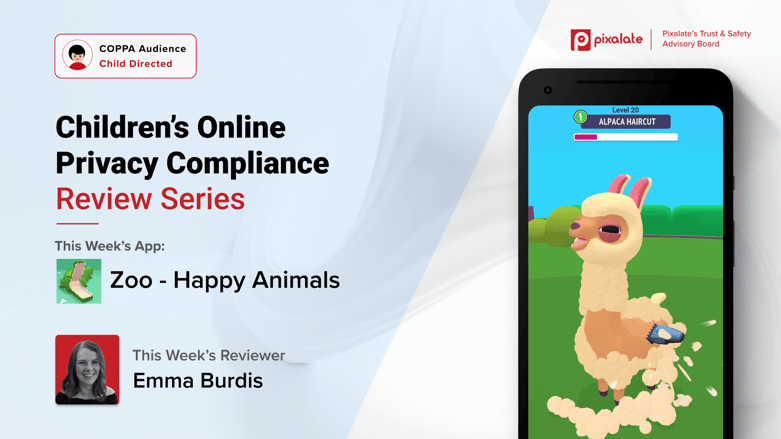 COPPA Manual Review Series - Zoo - Happy Animals