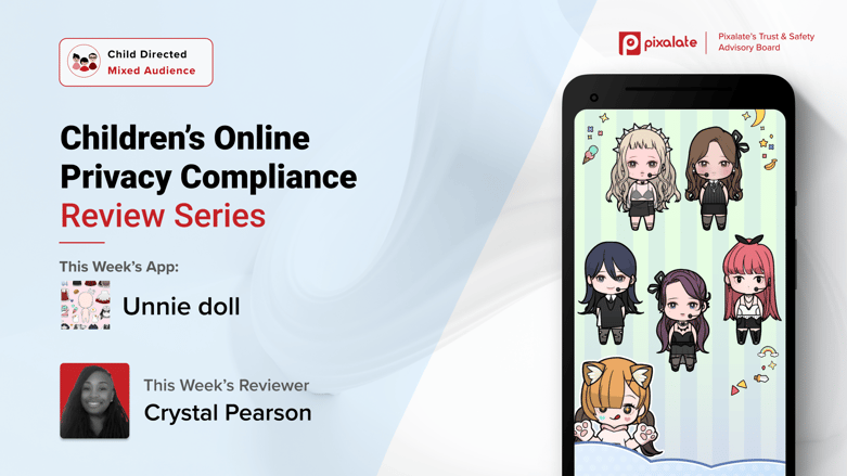 COPPA Manual Review Series Unnie doll