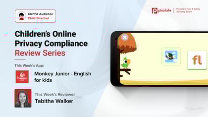 COPPA Manual Reviews - Monkey Junior - English for kids