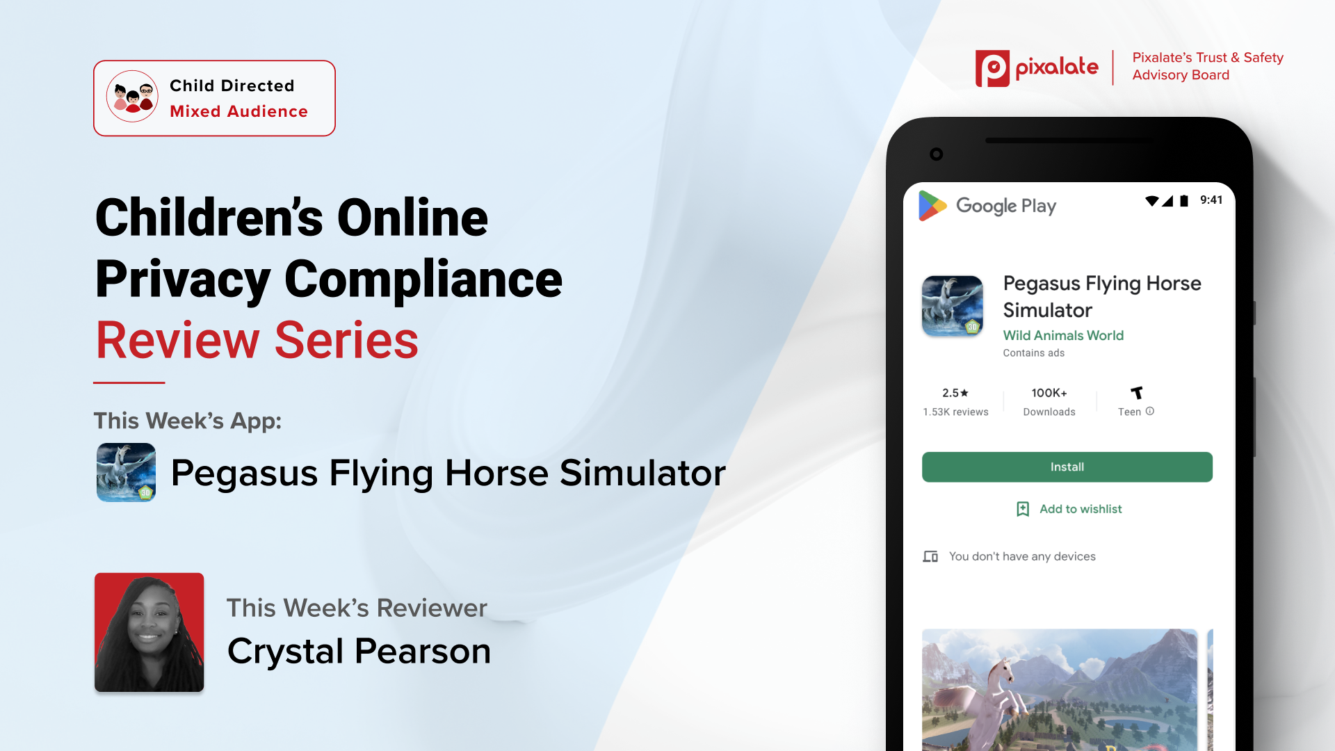 Children’s Online Privacy Compliance Review Series_Pegasus Flying Horse Simulator