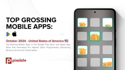 October 2024 Top Grossing Mobile Apps - USA 