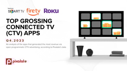 Pixalate - Q4 2023 Top Grossing CTV Apps - Cover