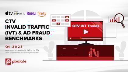 Q4 2023 IVT Benchmark Report - CTV cover