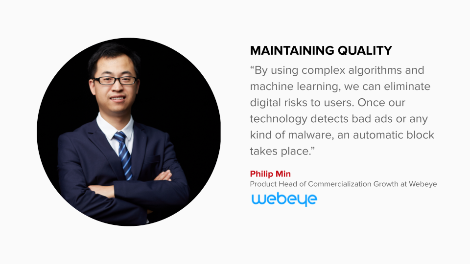 Webeye Q&A maintaining quality in programmatic advertising