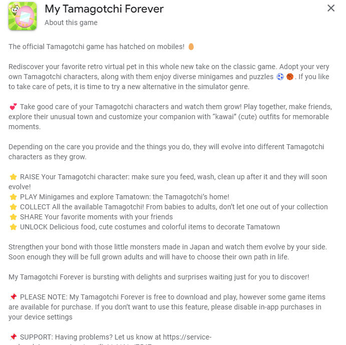 My Tamagotchi Forever – Apps no Google Play