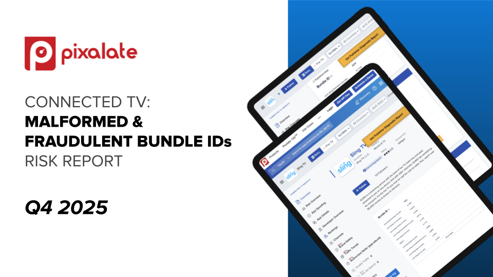 Pixalate’s Q4 2025 Report Finds 69% of CTV Bundle IDs Were Malformed, Unidentified, &/or Fraudulent on Apple TV, LG (85%), Samsung Smart TV (56%), Roku (20%), & Amazon Fire TV (52%)