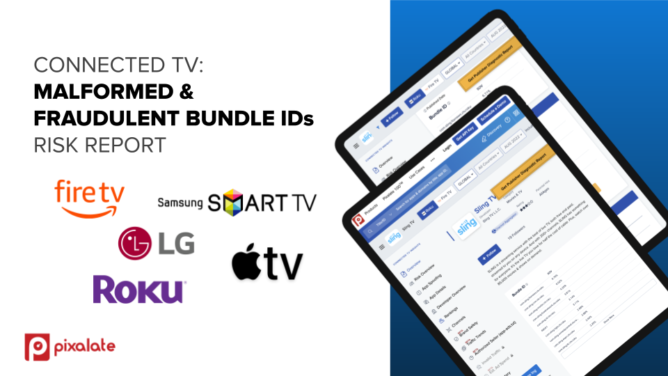 Pixalate’s Q1 2026 Report Finds 65% of CTV Bundle IDs Were Malformed, Unidentified, &/or Fraudulent on Apple TV, LG (74%), Samsung Smart TV (60%), Roku (17%), & Amazon Fire TV (51%)