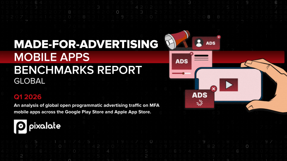 Pixalate Releases Q1 2026 Global Made-for-Advertising (MFA) Benchmarks Report for Mobile Apps: 1,630 apps on Google Play Store and 346 apps on Apple App Store found to be MFA